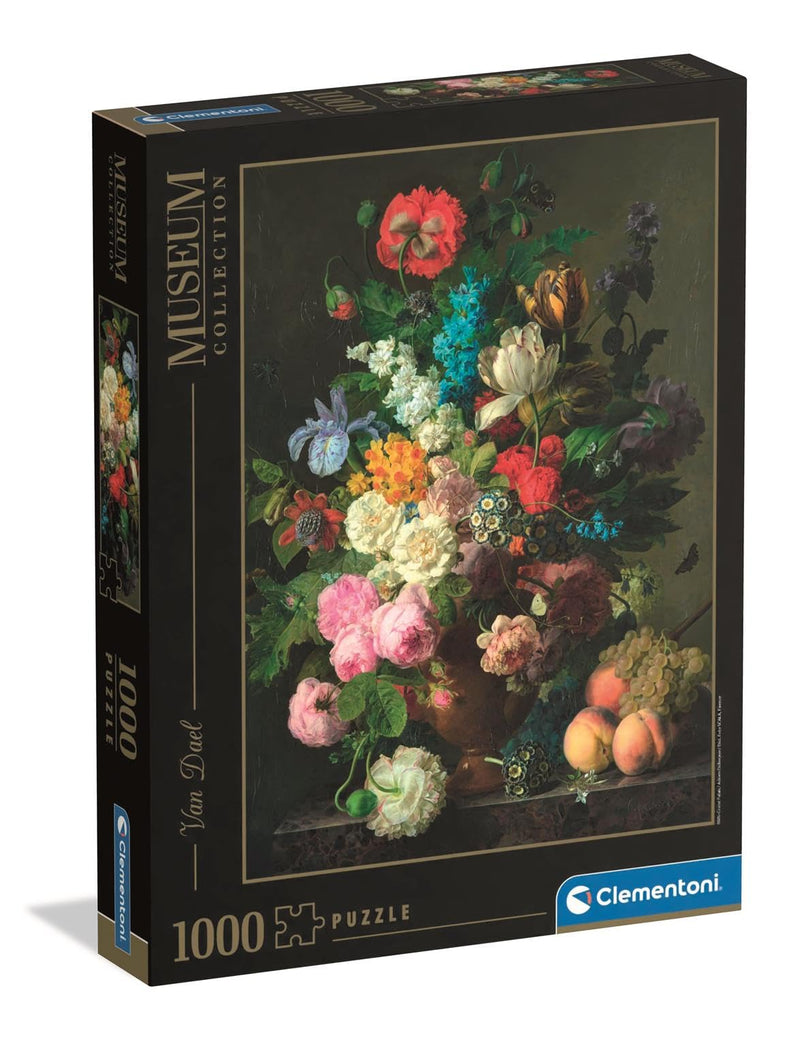 Clementoni Jigsaw Puzzle 1000 pieces, Collection, Museum Collection Bowl of Flowers, Puzzle for Adults 14-99 Years, Made in Italy, 37086