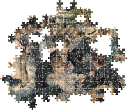 Clementoni Jigsaw Puzzle 1000 pieces Museum Collection Bal du Moulin de la Galette, Puzzle for Adults 14-99 Years, Compact box, Made in Italy, 39971