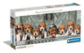 Clementoni Jigsaw Puzzle Collection - Beagles 1000 Pieces - Poster Included, Puzzle For Adults 14-99 Years, Gift For Men/Women, Dog, Animal, Made In Italy, 39869