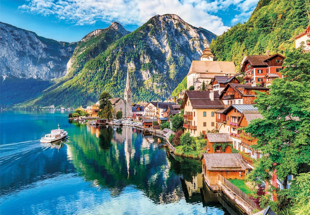 Clementoni Jigsaw Puzzle Collection - Hallstatt 1500 Pieces - Poster Included, Puzzle For Adults 14-99 Years, Gift For Men/Women, Made In Italy, 31714