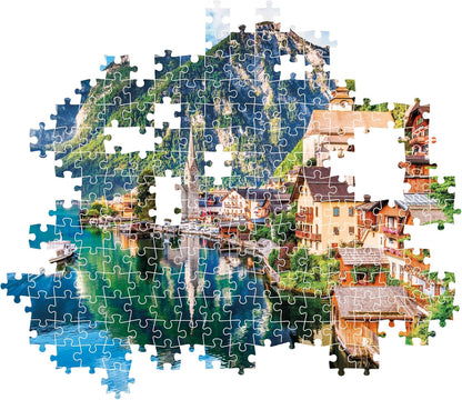 Clementoni Jigsaw Puzzle Collection - Hallstatt 1500 Pieces - Poster Included, Puzzle For Adults 14-99 Years, Gift For Men/Women, Made In Italy, 31714