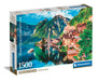 Clementoni Jigsaw Puzzle Collection - Hallstatt 1500 Pieces - Poster Included, Puzzle For Adults 14-99 Years, Gift For Men/Women, Made In Italy, 31714