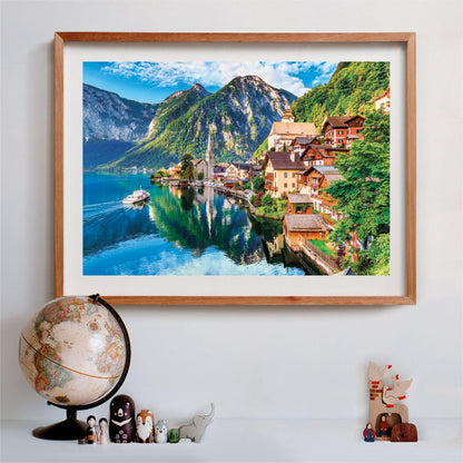 Clementoni Jigsaw Puzzle Collection - Hallstatt 1500 Pieces - Poster Included, Puzzle For Adults 14-99 Years, Gift For Men/Women, Made In Italy, 31714