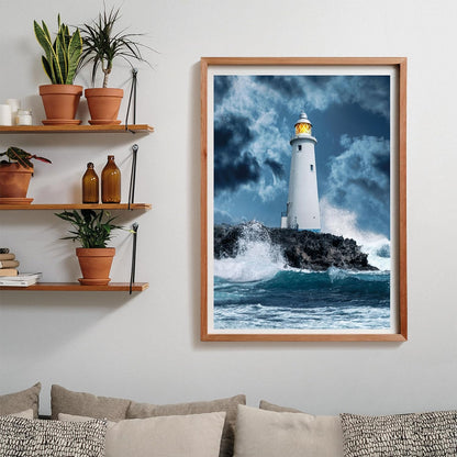 Clementoni Leuchtturm im Sturm Puzzle 1000 Teile Erwachsene - Puzzle Erwachsene in 70 x 50 cm - Puzzle Erwachsene anspruchsvoll von Clementoni 39828