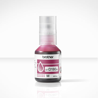BROTHER BTD180M - Flacone di inchiostro magenta, include 1 flacone di inchiostro, forniture originali