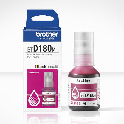 BROTHER BTD180M - Flacone di inchiostro magenta, include 1 flacone di inchiostro, forniture originali