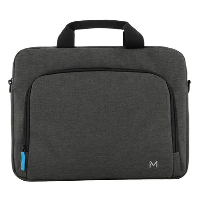 MOBILIS Toploading Bag for 11-14" Laptop, Shoulder Bag with 13" PC Pocket & Accessories Pocket, Dark Grey