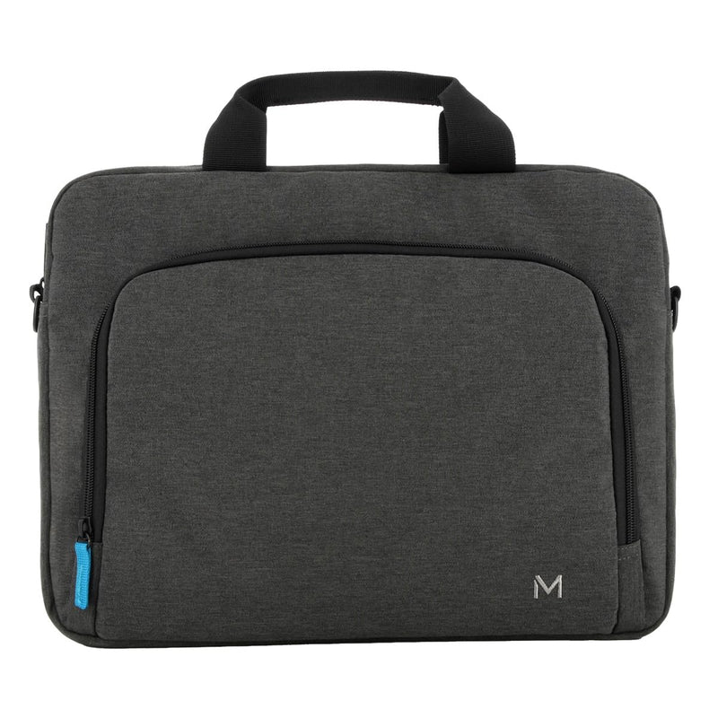 MOBILIS Toploading Bag for 11-14" Laptop, Shoulder Bag with 13" PC Pocket & Accessories Pocket, Dark Grey