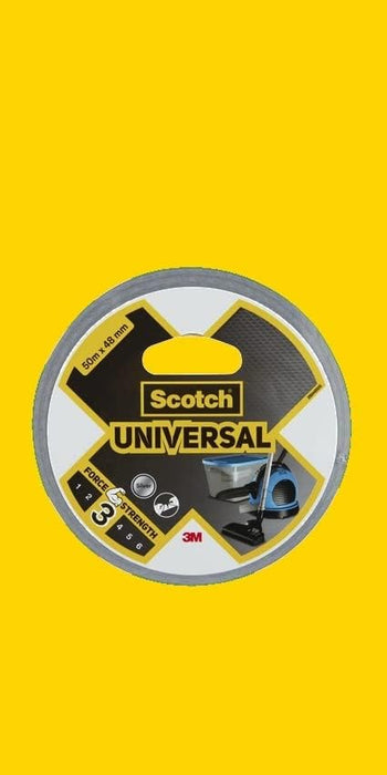 Scotch Duct Unv Black 50mx48mm