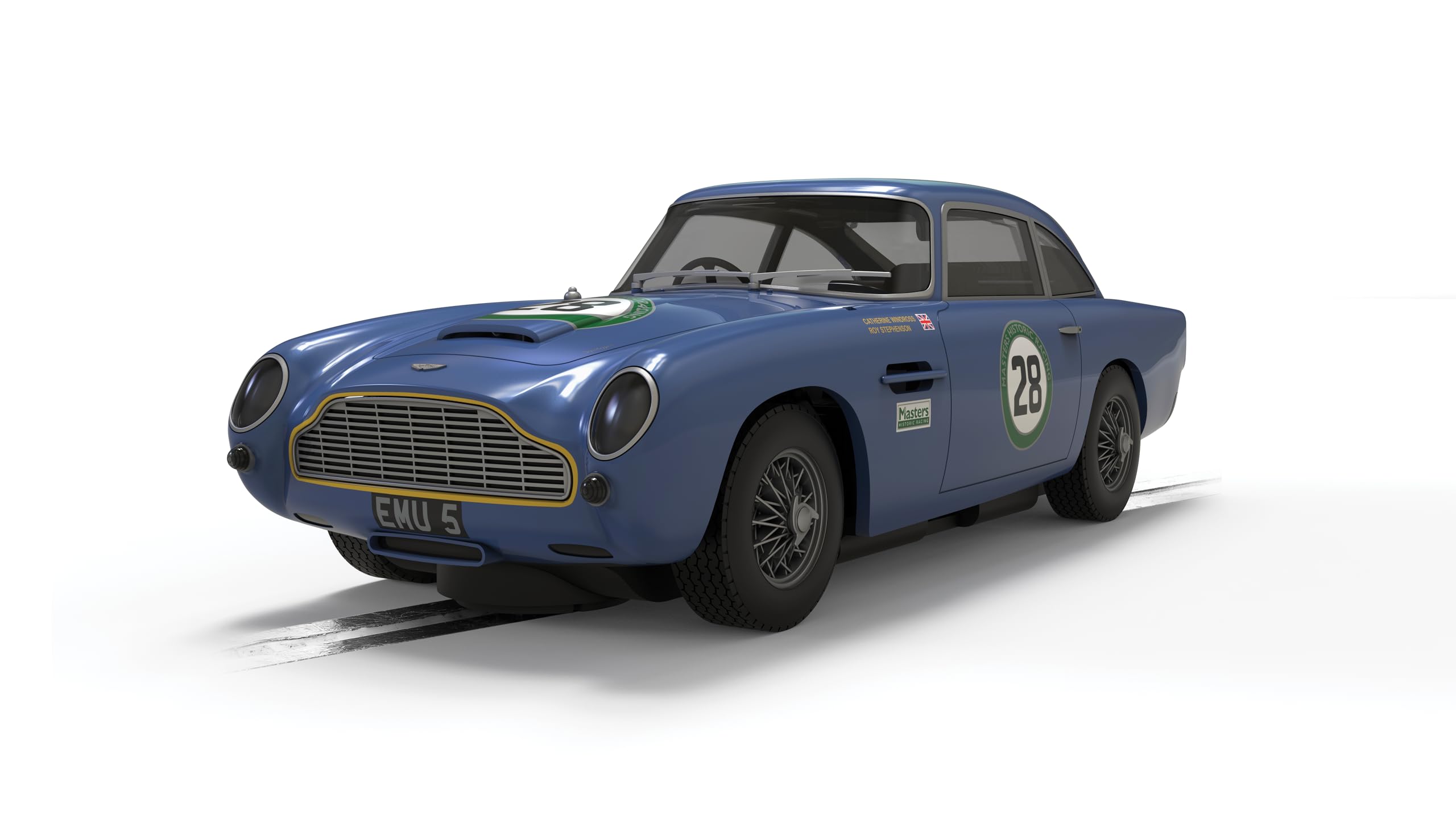 Aston Martin Db5 - Blue / Yellow - Historic Gt Racing