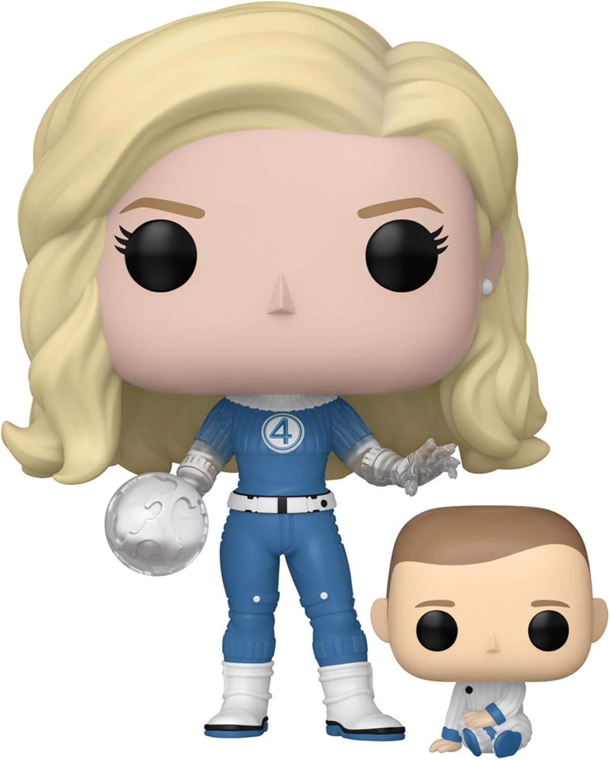Funko Pop! & Buddy: Fantastic Four (2025) - Invisible Woman - Collectable Vinyl Figure - Gift Idea - Official Merchandise - Toys for Kids & Adults - Movies Fans