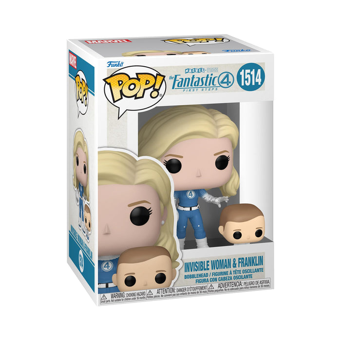 Funko Pop! & Buddy: Fantastic Four (2025) - Invisible Woman - Collectable Vinyl Figure - Gift Idea - Official Merchandise - Toys for Kids & Adults - Movies Fans