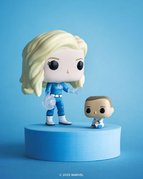 Funko Pop! & Buddy: Fantastic Four (2025) - Invisible Woman - Collectable Vinyl Figure - Gift Idea - Official Merchandise - Toys for Kids & Adults - Movies Fans