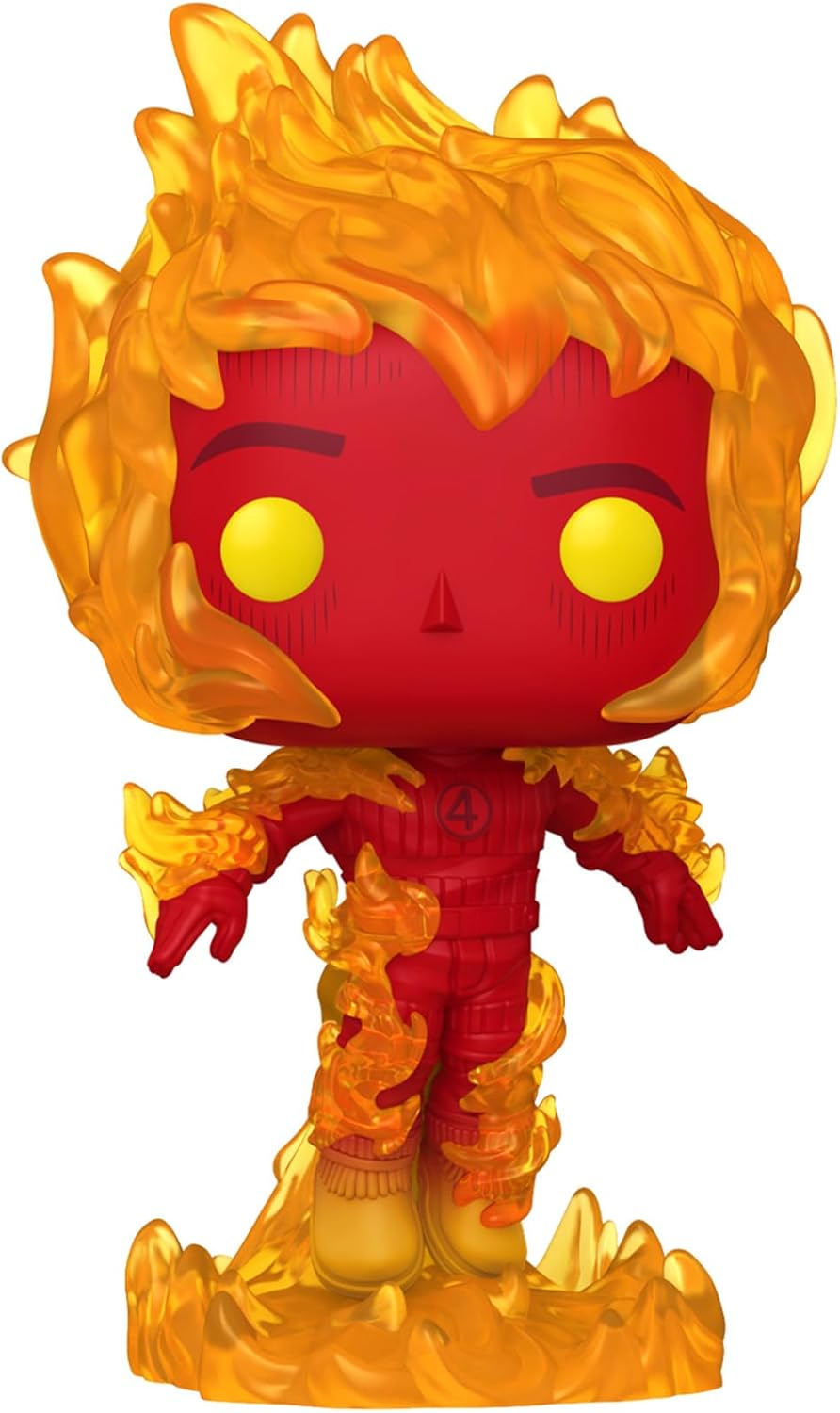 Funko Pop! Marvel: Fantastic Four (2025) - Human Torch - Collectable Vinyl Figure - Gift Idea - Official Merchandise - Toys for Kids & Adults - Movies Fans