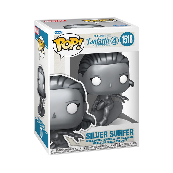 Funko Pop! Marvel: Fantastic Four (2025) - Silver Surfer - Collectable Vinyl Figure - Gift Idea - Official Merchandise - Toys for Kids & Adults - Movies Fans