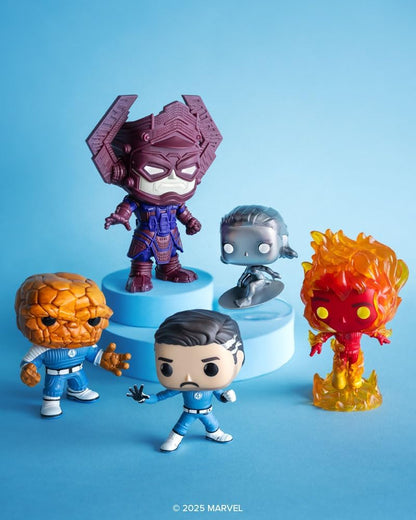 Funko Pop! Marvel: Fantastic Four (2025) - Silver Surfer - Collectable Vinyl Figure - Gift Idea - Official Merchandise - Toys for Kids & Adults - Movies Fans