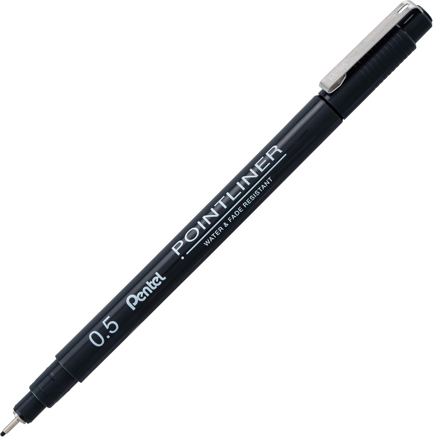 Pentel P/liner Pigmt Line 0.5 Blk 12