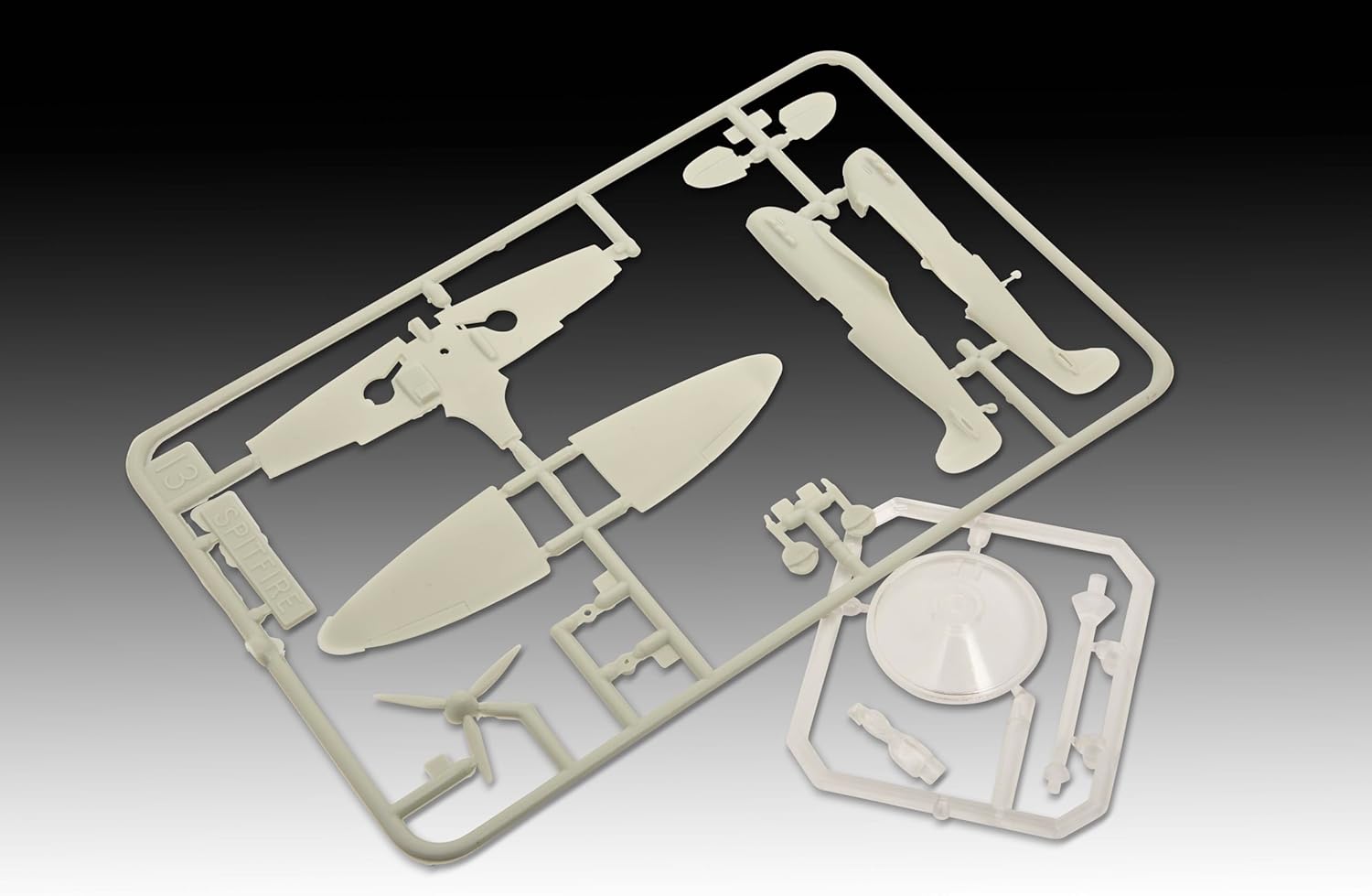 Revell 03771 Supermarine Spitfire Mk.Ia & Hawker Hurricane Mk.I 1:144 Scale Unbuilt/Unpainted Plastic Model Kit