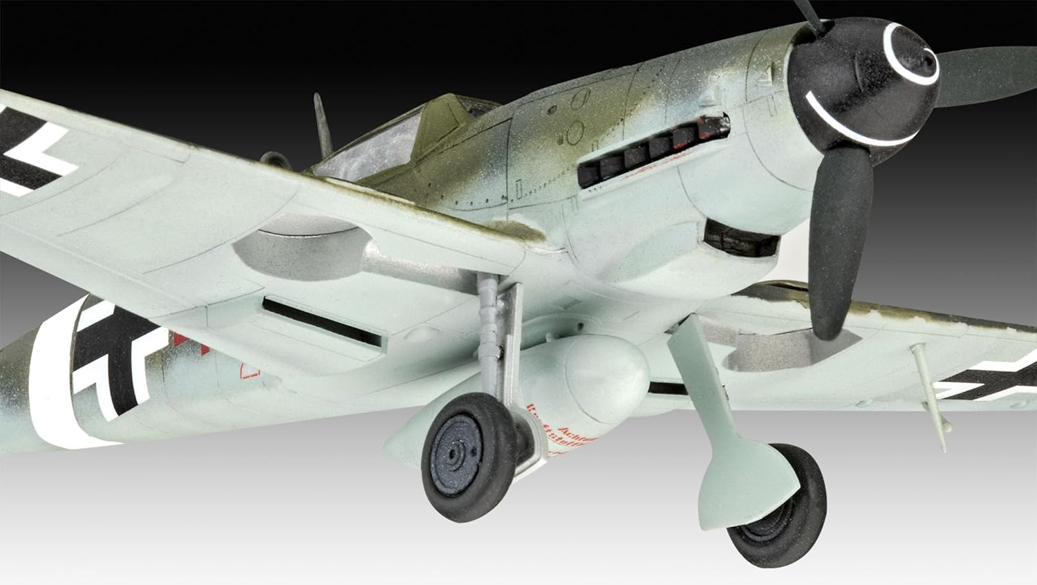Revell- Combat Set Bf109G-10 & Spitfire Messerschmitt Accesorios, Color Plateado, Mittel (RV03710