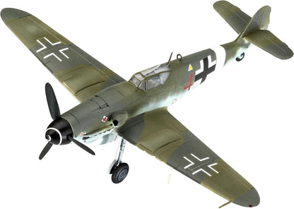 Revell- Combat Set Bf109G-10 & Spitfire Messerschmitt Accesorios, Color Plateado, Mittel (RV03710