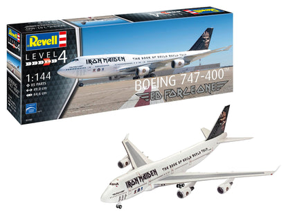 Revell 03780 Boeing 747-400 Iron Maiden Ed Force One 1:144 Scale Unbuilt/Unpainted Plastic Model Kit