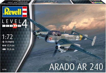 Revell 03798 Arado AR-240 1:72 Scale Unbuilt/Unpainted Plastic Model Kit