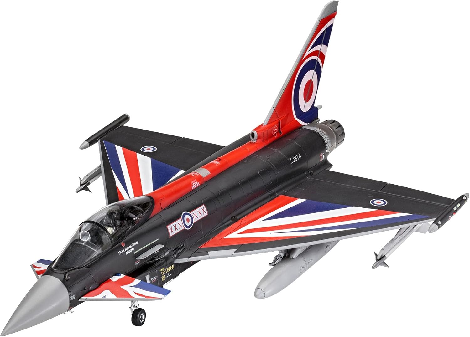 Revell 03820 Eurofighter Typhoon "Black Jack“ 1:48 Scale Unbuilt/Unpainted Plastic Model Kit