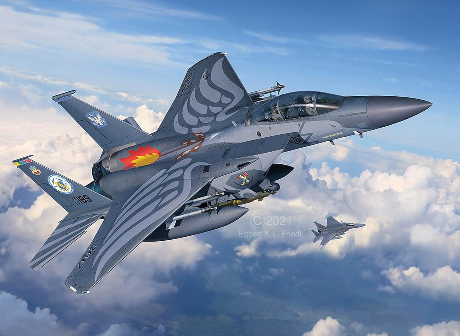 Revell 03841 F-15E Strike Eagle 1:72 Scale Unbuilt/Unpainted Plastic Model Kit