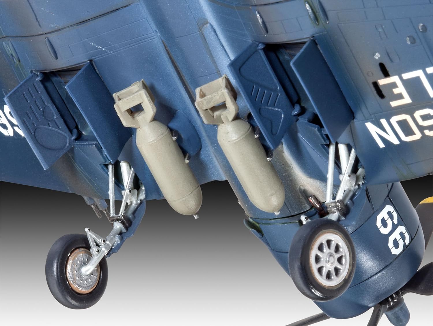 Revell-F4U-4 Corsair Maqueta Avión, 10+ Años, Multicolor, 14,8cm (03955