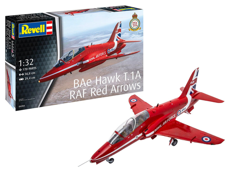 Revell 04284 BAe Hawk T.1A RAF Red Arrows 1:72 Scale - Unbuilt/Unpainted Plastic Model Kit