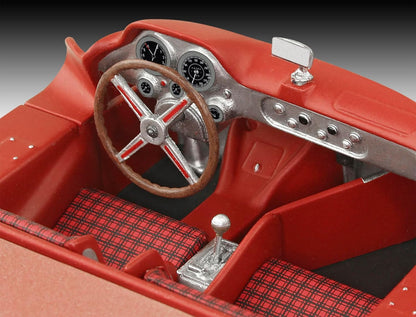 Revell Gift Set 05633 Mercedes-Benz 300 SLR 70th Anniversary 1:24 Scale Unbuilt Plastic Model Kit with Accessories, Silver