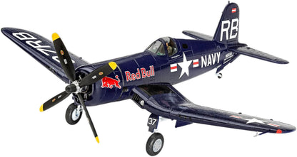 Revell Gift Set 05641 F4U-4 Corsair: Flying Bulls 25th Anniversary 1:48 Scale Unbuilt Plastic Model Kit with Accessories