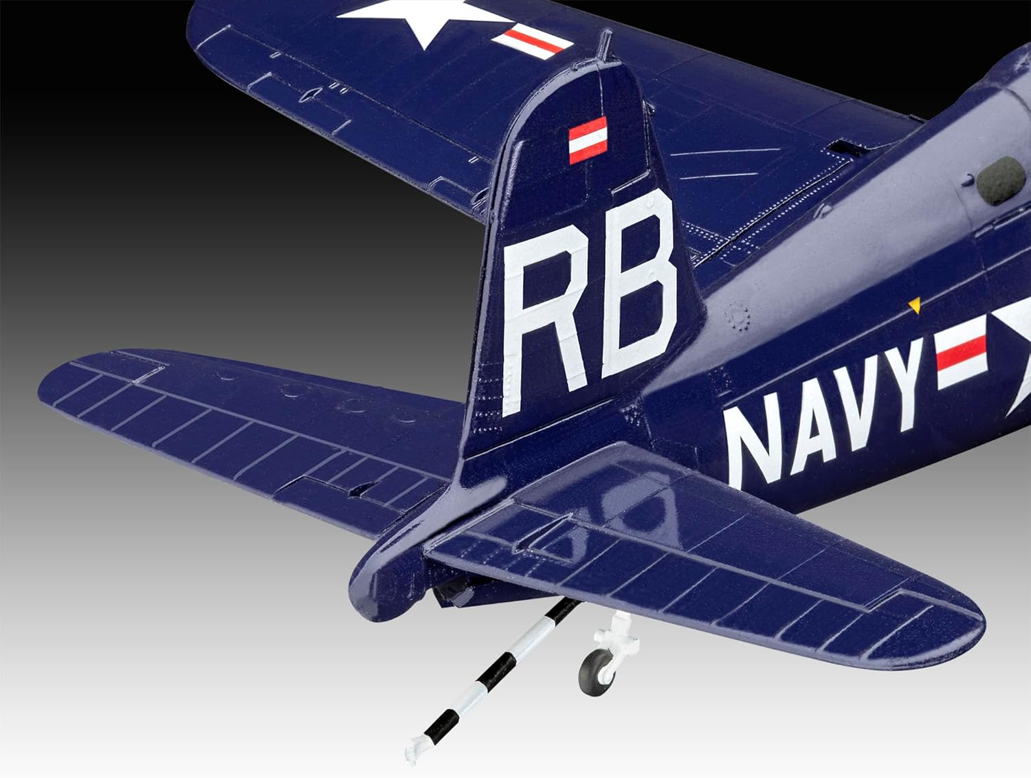 Revell Gift Set 05641 F4U-4 Corsair: Flying Bulls 25th Anniversary 1:48 Scale Unbuilt Plastic Model Kit with Accessories