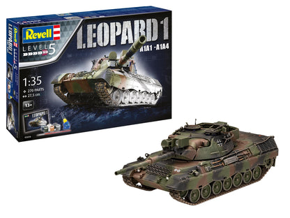 Revell Ag (Germany)- Leopard 1 A1A1-A1A4 Maqueta Fiel, Color marrón, Large (05656