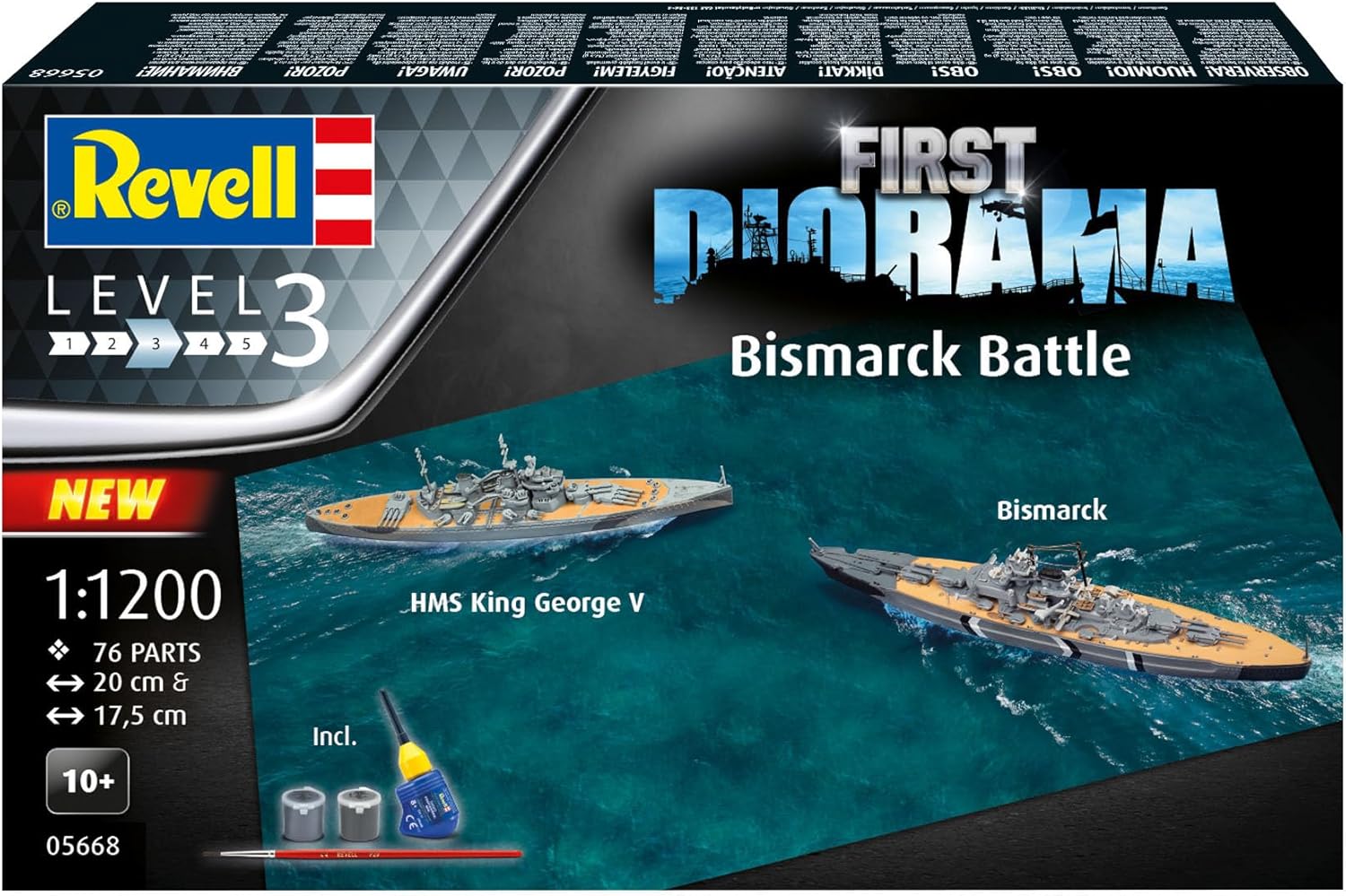 Revell 05668 Fahrzeug originalgetreuer Modellbausatz für Einsteiger, unlackiert