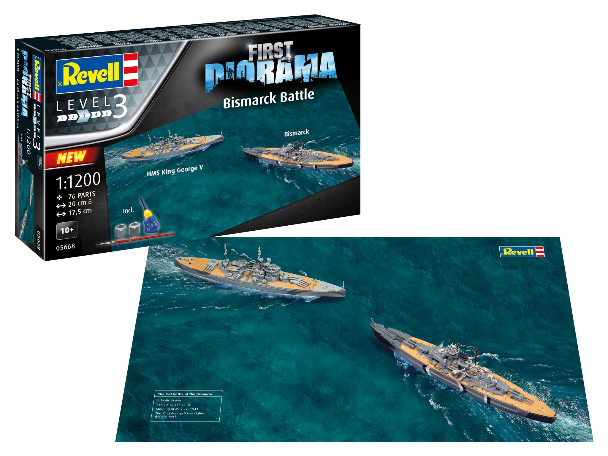 Revell 05668 Fahrzeug originalgetreuer Modellbausatz für Einsteiger, unlackiert