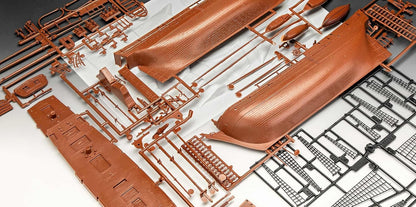 Revell Model Set 65458 Model Set HMS Beagle 1:96 Scale Unbuilt/Unpainted Plastic Model Kit with Accessories