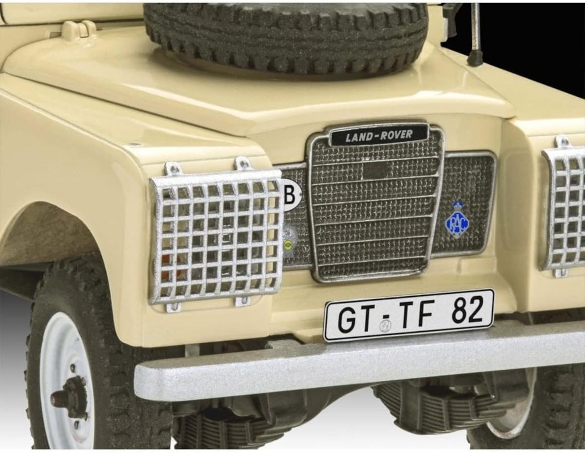 Revell Modellbausatz I Land Rover Series III LWB 109 I Detailreicher Level 3 Fahrzeug Bausatz I 174 Teile I Maßstab 1:24 I für Kinder und Erwachsene ab 10 Jahren, Mittel