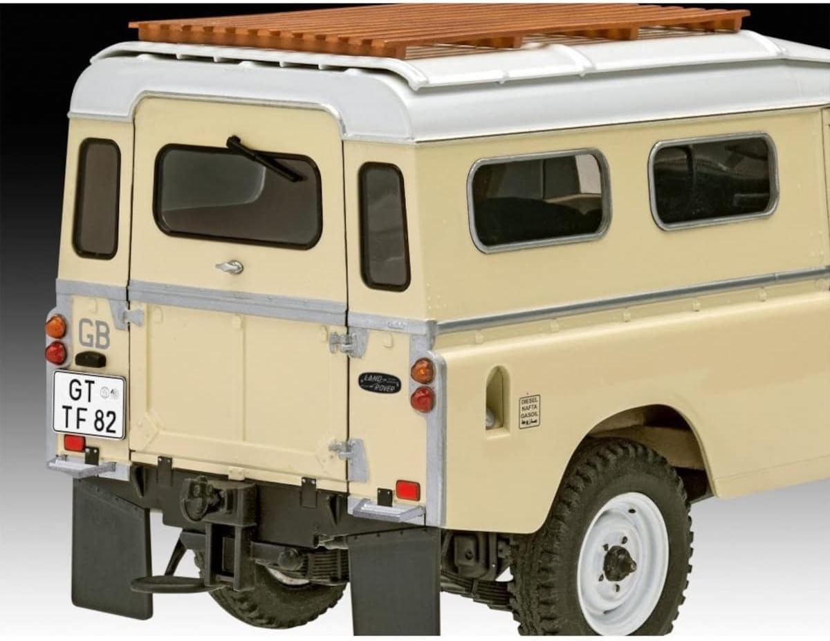 Revell Modellbausatz I Land Rover Series III LWB 109 I Detailreicher Level 3 Fahrzeug Bausatz I 174 Teile I Maßstab 1:24 I für Kinder und Erwachsene ab 10 Jahren, Mittel