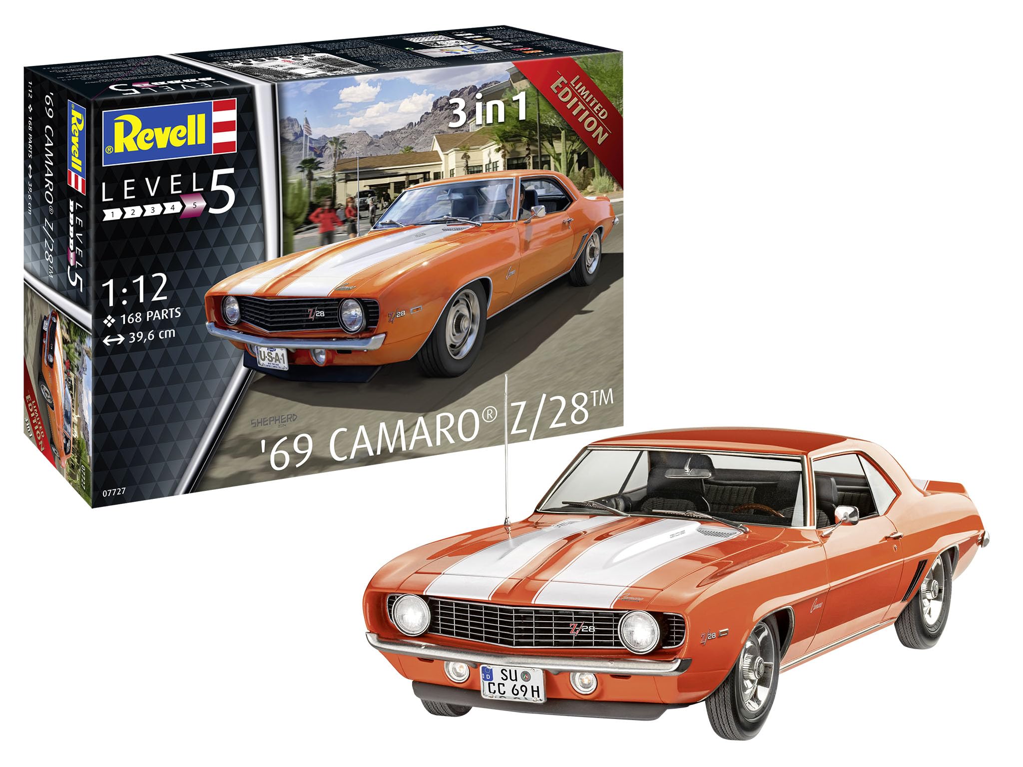 Revell-Automotriz Modelismo, Color sin Pintar. (7727