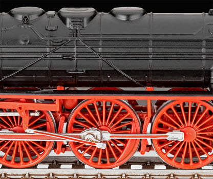Revell Model Set 62171 Express Locomotive BR02&Tender 2'2'T30 1:87 Scale Unbuilt/Unpainted Plastic Model Kit with Accessories