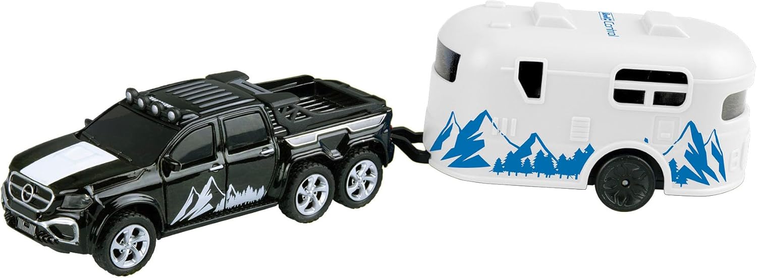 Mini RC Car mit Wohnwagen