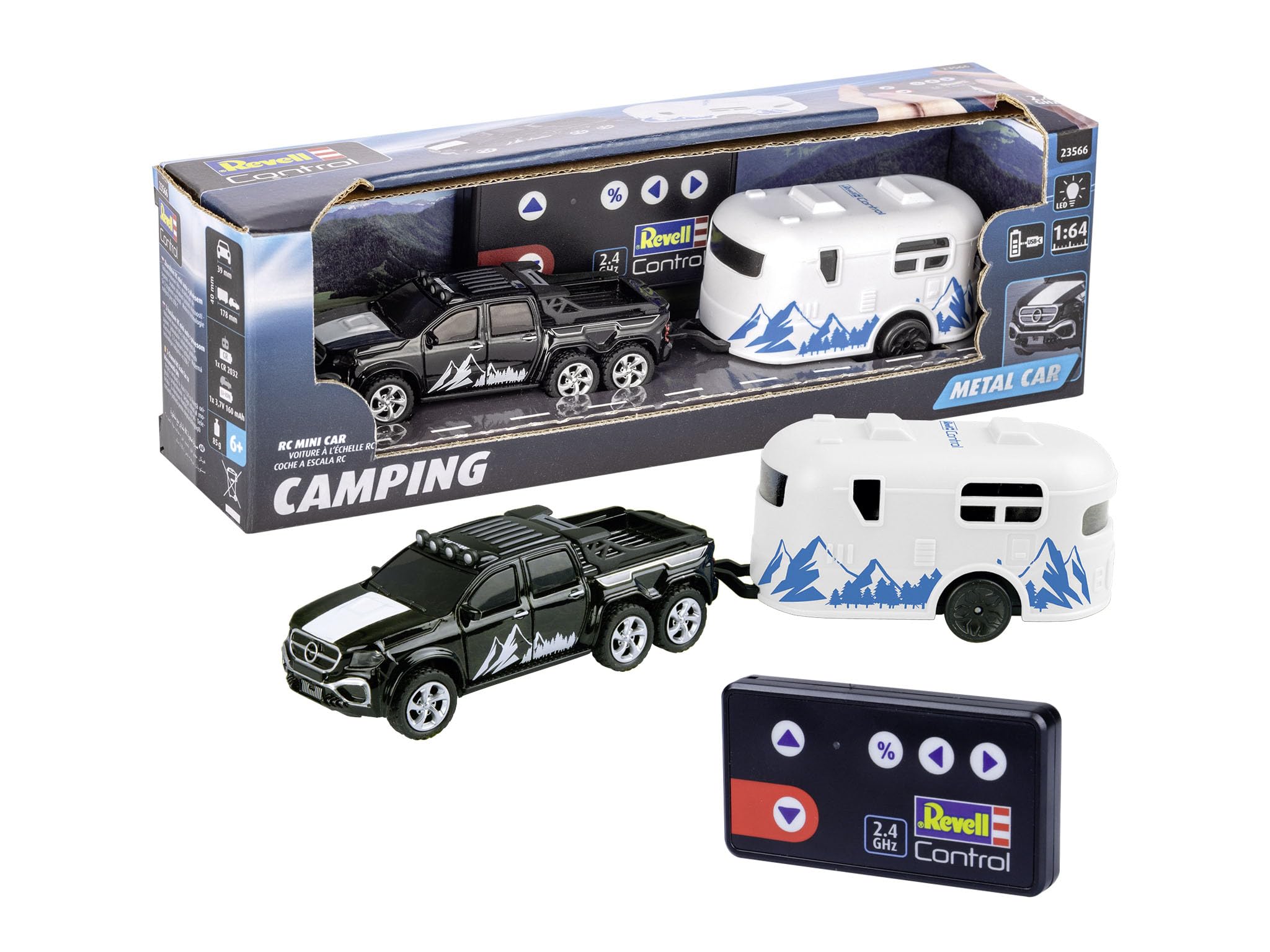 Mini RC Car mit Wohnwagen