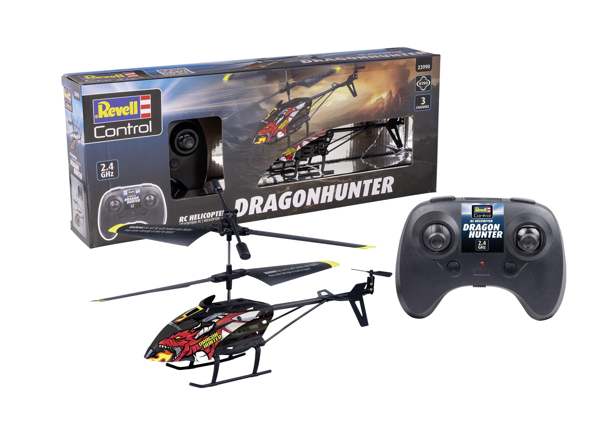 Revell Control Series RC Helicopter HIC 802 3-Channel with Gyro (XS