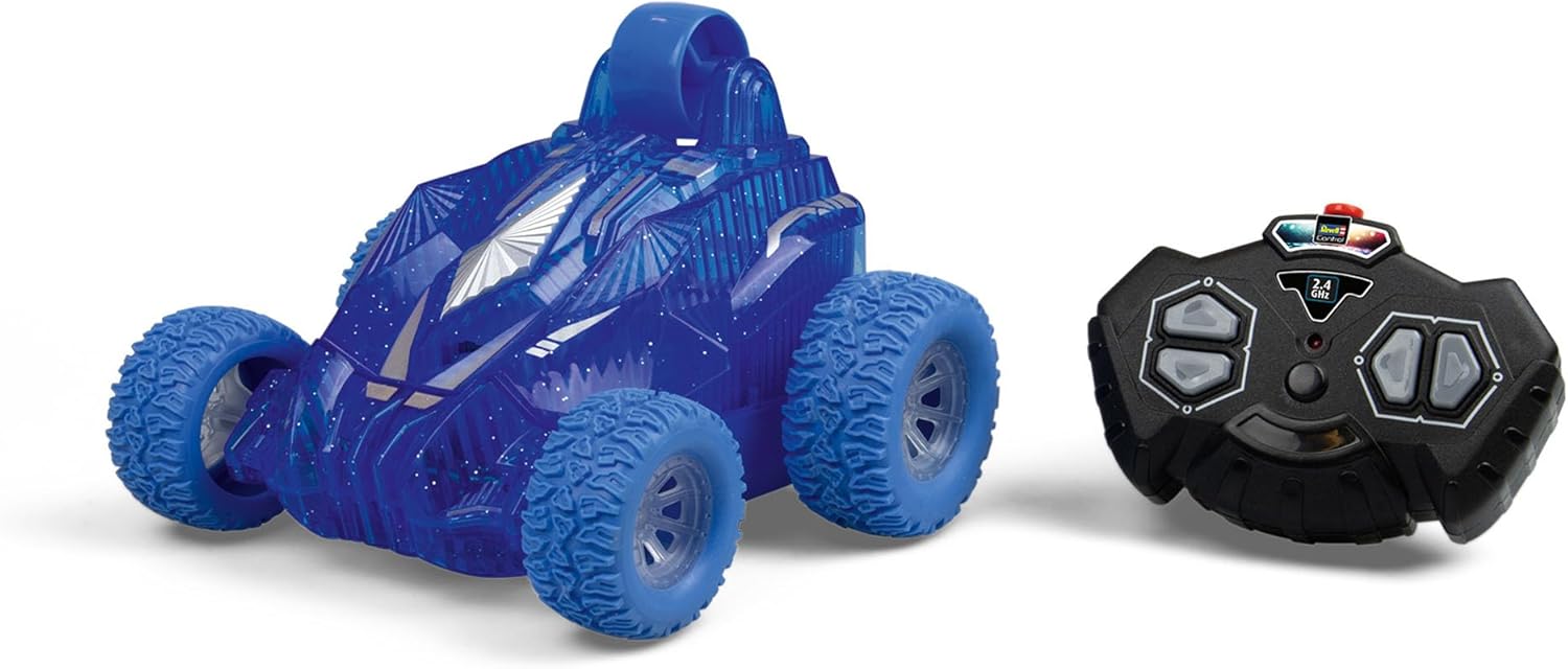 Revell Control 24436 RC Stunt Car Disco, With Precise 2.4 GHz Control, Dance Mode, 360 Mode, 13cm in length