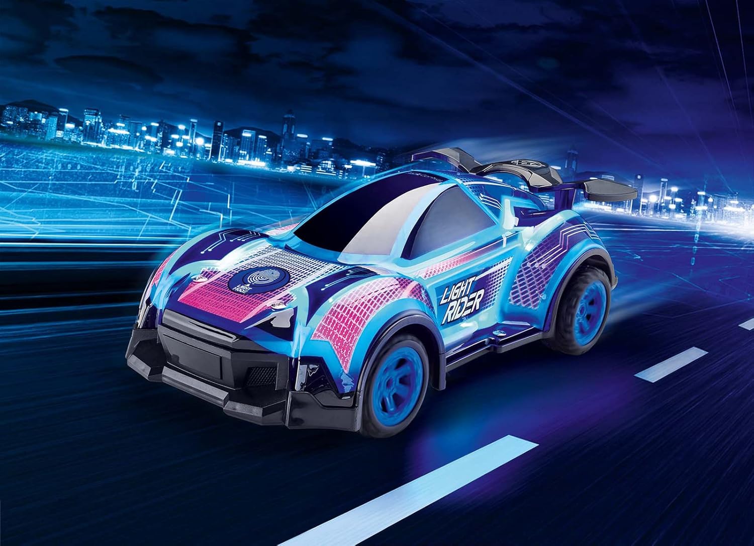 Revell 24666 RC Light Rider Remote Controlled Car, Illuminated Body for Night Racing