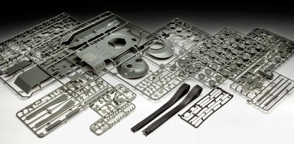 Revell Model Set 63240 Leopard Tank 1 1:35 Scale Unbuilt/Unpainted Plastic Model Kit With Accessories