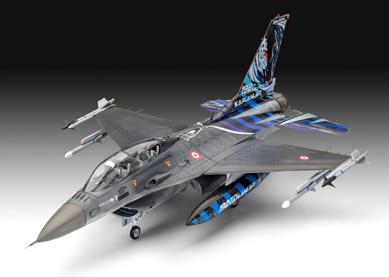 Revell 63844 Model Set Scale Fahrzeug F-16D Fighting Falcon-Juego de modelaje (Escala 1:72