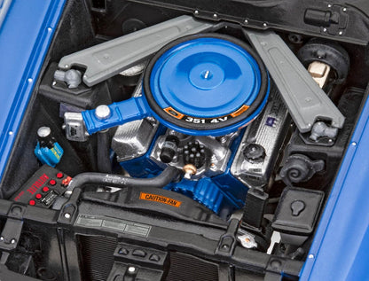 Revell 67699 1:25-Model Set 71 Mustang Boss 351 originalgetreuer Modellbausatz für Fortgeschrittene, unlackiert