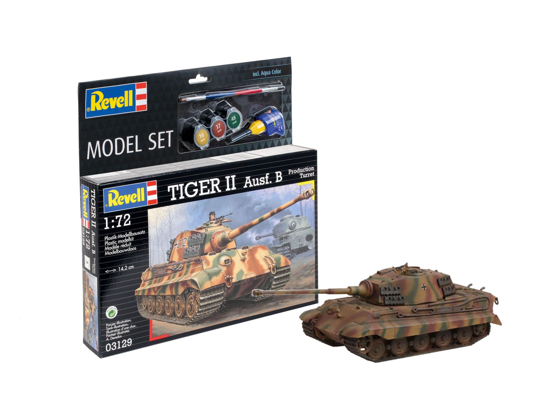 REVELL - Model Set Tiger II Ausf. B 1:72 /Toys